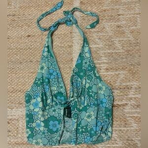 VINTAGE INSPIRED HALTER TOP